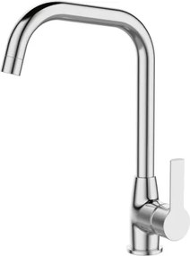 Miscelatore Lavello Cucina Cromato Canna Alta Tati Karag