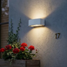 Ideal Lux - Applique da esterno ANDROMEDA 1xE27/60W/230V IP55 bianco