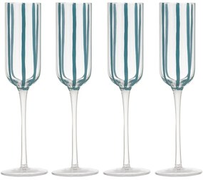 Set di bicchieri da bollicine 4 pz 180 ml Stripe – Ladelle