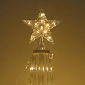 Decorazione natalizia LED RGBW dimmerabile per esterni LED/4W/230V 180 cm IP44 + telecomando