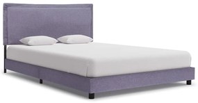 Giroletto Senza Materasso Grigio Chiaro 135x190 Cm İn Tessuto /