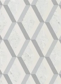 Rautentapete Jourdain von Designers Guild - Graphite