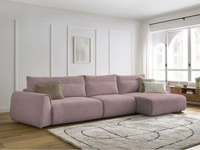 Divano angolare in rosa chiaro Aden – Bobochic Paris
