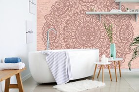Carta da parati – Mandala floreale