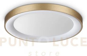 Planet plafoniera led 3000k 15w 1350 lm satinata ottone d.60cm