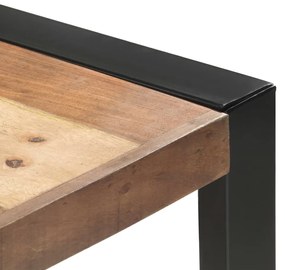 Tavolo da pranzo 200x100x75 cm legno massello finitura sheesham