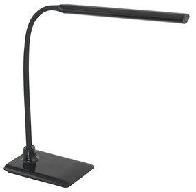 Lampada Da Tavolo Moderna Laroa Policarbonato Nero Luce Led Integrato 4,2W