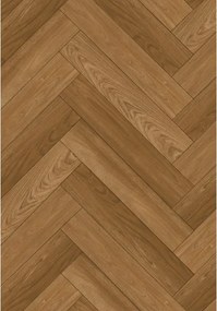 Mexen Overland Park pannelli vinilici a spina di pesce 570 x 95 mm LVT Dryback 2,5 mm, supporto 4 V-Fuga, Jatoba