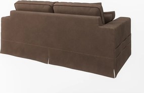 Divano marrone scuro 196 cm Nora – Ropez