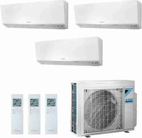 Climatizzatore Condizionatore Trialsplit Daikin perfera 3MXM68A + FTXM25R + FTXM35R+FTXM35R 9+12+12 9000+12000+12000 BTU modello 2022 wifi incluso