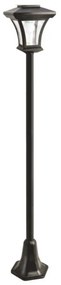 Lampada solare a LED per esterni, 1,2 V / 1800 mAh, IP44, nera