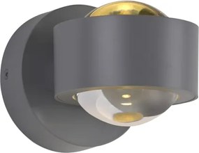 Schöner Wohnen 19331-21 - Lampada da parete LED CHIA 2xLED/2W/230V antracite
