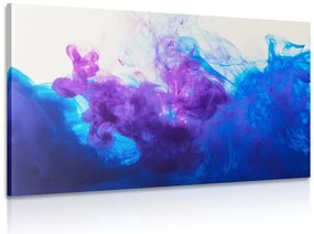 Stampa su tela – Inchiostro in sfumature blu-viola
