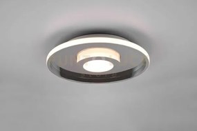 Ascari h2o plafoniera led 35w 4100lm, 3000k cromo con dimmerazione ...