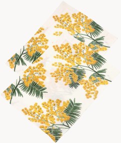 Set di 2 tovagliette americane in lino Mimosas