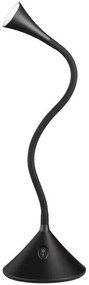 Lampada tavolo viper con braccio flessibile nera r52391102