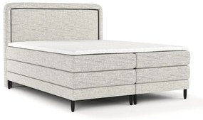 Letto boxspring grigio chiaro 180x200 cm Dove - Maison de Rêve