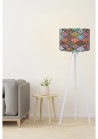 Lampada da terra AYD 1xE27/60W/230V multicolore/bianco