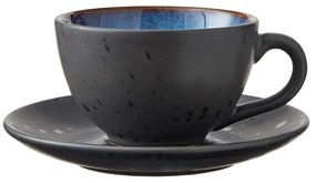 Tazzine in set nere/blu scuro in ceramica 4 pz 240 ml Gastro Black/Mix – Bitz