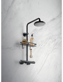 Scaffale da bagno nero Origin - Metaltex