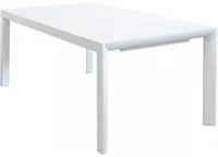 Tavolo da giardino allungabile 135 180x75x70 cm - bianco