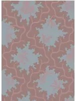 Cole & Son Carta da parati Moss Trellis - Steel and Rose