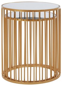 Tavolini da salotto rotondi con piano in vetro in set di 2 pezzi Avantis - Premier Housewares