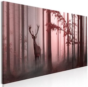 Quadro Morning (1 Part) Narrow Pink  Colore Rosa, Dimensioni e Misure 120x40