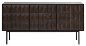 Cassettiera marrone, lunghezza 160 cm Latina - Unique Furniture