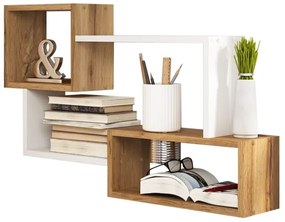 Mensola TRIO 54x87 cm marrone/bianco