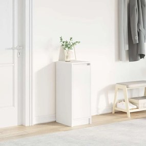 Scarpiera Bianca 29,5x34x76 Cm İn Legno Multistrato /
