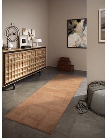 Passatoia marrone in lana tessuta a mano 80x250 cm Alexis - Villeroy&amp;Boch