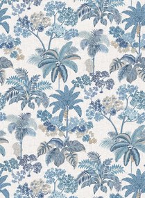 Osborne & Little Tapete Malabar - Indigo