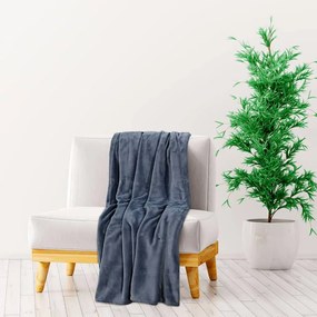 Coperta Grigia Brillante 150x200 Cm İn Poliestere /