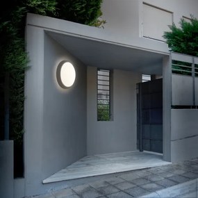 Solight WO750-G- Applique a LED da esterno LED/20W/230V 4000K IP54 grigio arrotondato