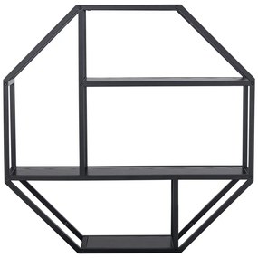 Scaffale metallico a castello nero Seaford - Actona