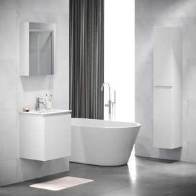 Armadietto da bagno con specchio KENWOOD 65x50 cm bianco