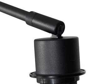 Lampada da terra moderna nera regolabile - Editor