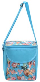 Borsa termica Tropical con tracolla, in poliestere, capacità 9 litri, da 23,5X26,5 cm