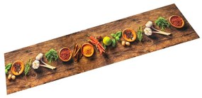 Tappeto Da Cucina Lavabile Spezie 60x180 Cm Velluto /