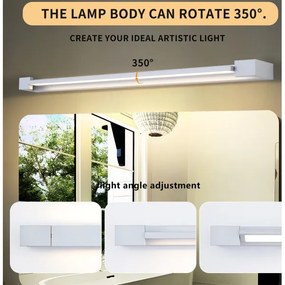 Brilagi-LED Specchio da bagno illuminato AQUA LINE LED/24W/230V 90 cm IP44 cromo opaco