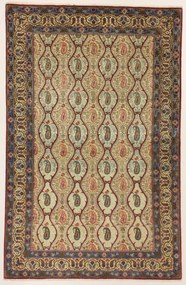 Ghom Tappeto 210 x 140 (Iran) Annodato A Mano