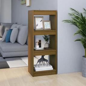 Libreria/divisorio miele 40x30x103,5 cm legno massello di pino