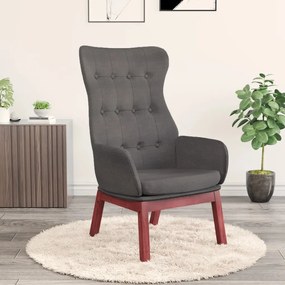 Sedia Relax Grigio Scuro İn Tessuto /
