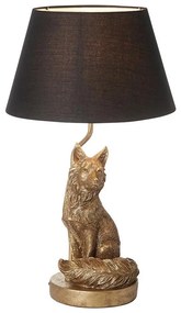 Endon 106796 - Lampada da tavolo FOX 1xE14/6W/230V nero/ottone