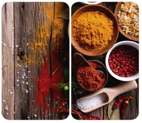 Set di 2 cappe da cucina in vetro con, 52 x 30 cm Spice - Wenko