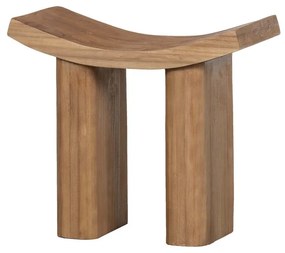 Sgabello di colore naturale in legno di paulownia massiccio Japan – WOOOD