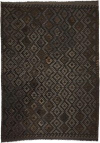 Kilim Tappeto 210 x 300 Verde (Pakistan) Tessuto A Mano