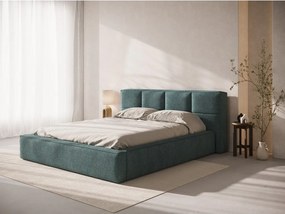 Testiera blu imbottita 229x100 cm Darren – Micadoni