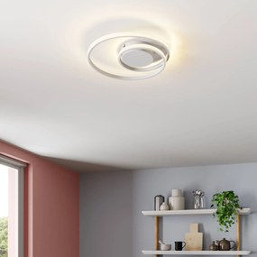 Lindby Kyron plafoniera a LED, bianco opaco